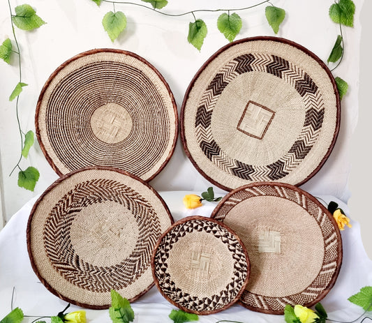 Binga Basket and Rwanda basket set of 5