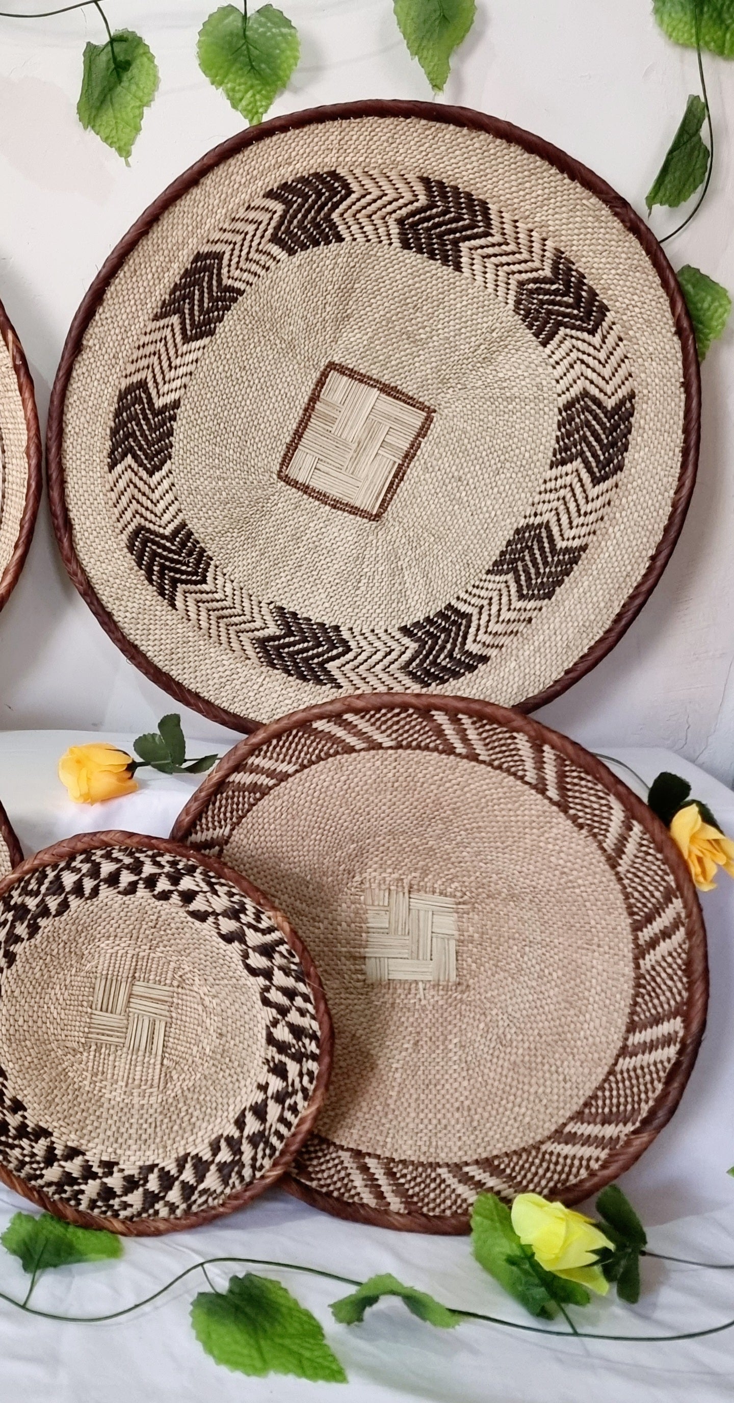 Binga Basket and Rwanda basket set of 5