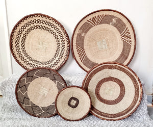 Binga Basket Set for Wall Decor, Perfect African Basket Set