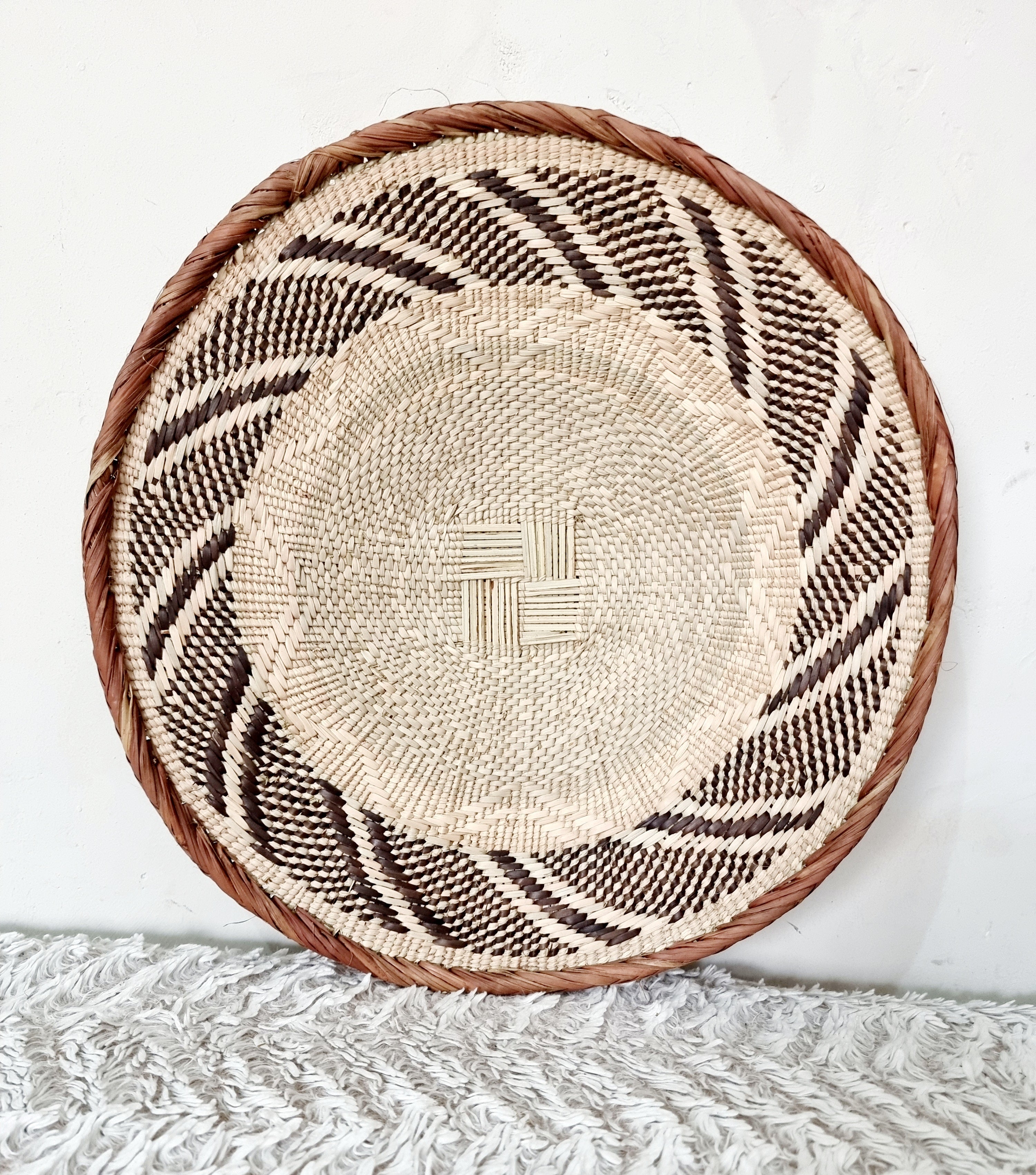 African Wall Basket Set of 5