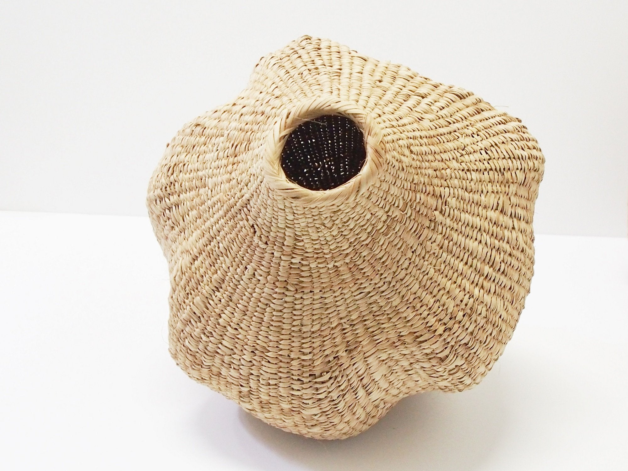55cm Woven Vase | Bolga Gourd | Garlic Gourd Basket | Bulawayo Gourd