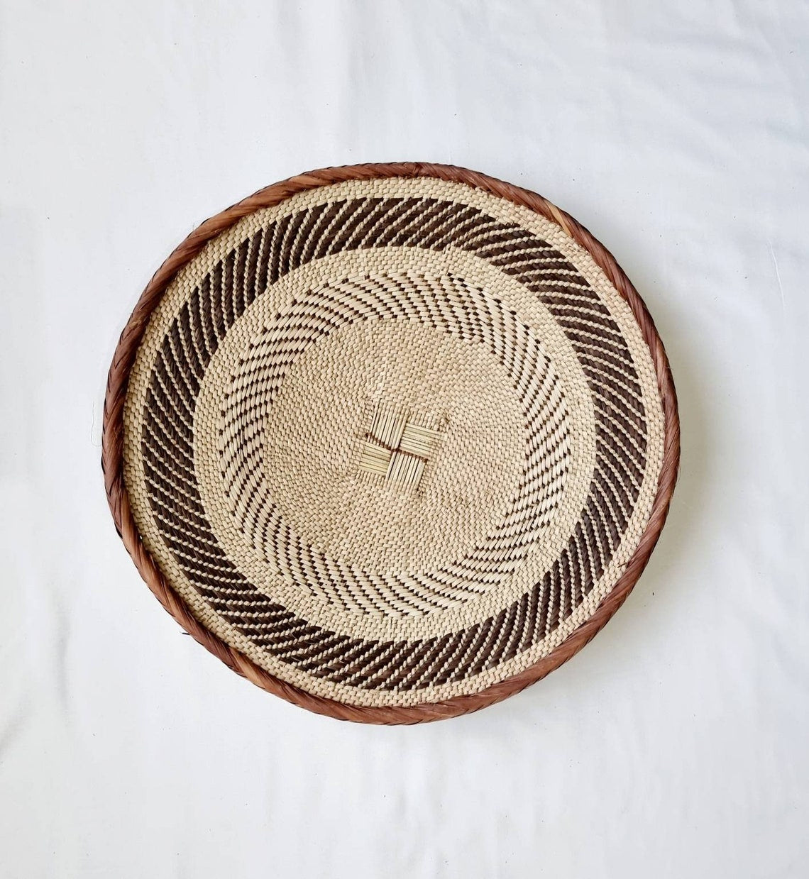 African Wall Basket Set of 5 | Woven Basket