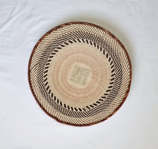 African Wall Basket Set of 5 | Woven Basket