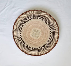 African Wall Basket Set of 5 | Woven Basket
