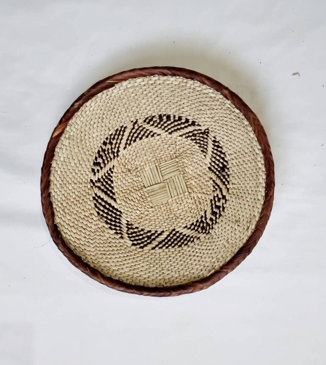 African Wall Basket Set of 5 | Woven Basket