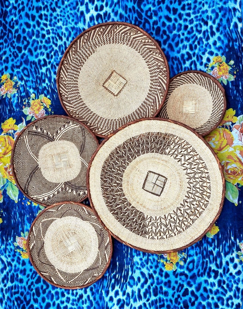 Binga Basket and Rwanda basket set of 5